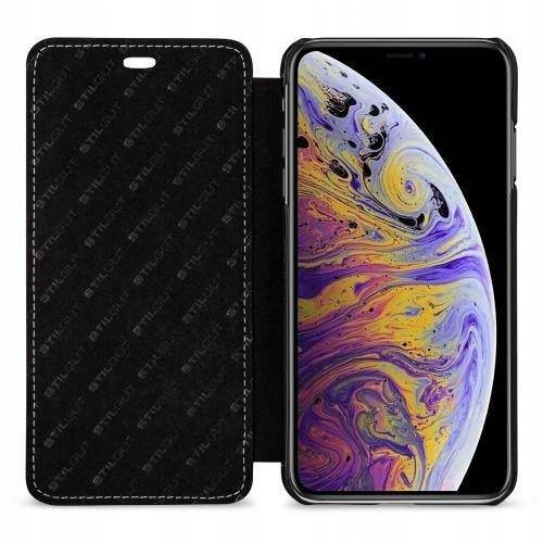 Etui do Apple iPhone Xs Max skóra czarny nappa