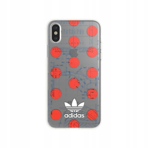 ADIDAS Clear Case etui do iPhone X/Xs