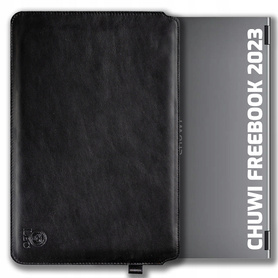 ETUI SKÓRZANE LEO MASTER NA LAPTOP do CHUWI FREEBOOK 2023 CZARNE