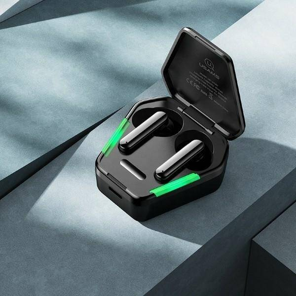 SŁUCHAWKI BLUETOOTH BEZPRZEWODOWE GAMING 5.0 USAMS BLACK