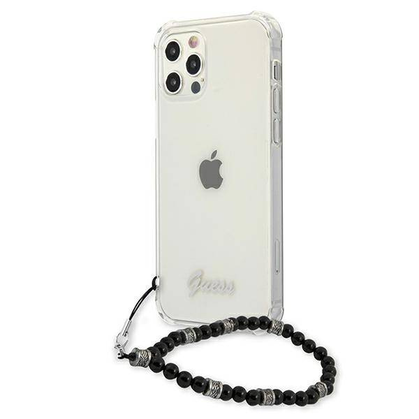 Guess Hardcase Pearl | Etui do iPhone 12/12 Pro - BLACK