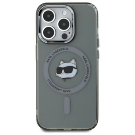 ETUI DO IPHONE 15 PRO MAX KARL LAGERFELD IML METAL CHOUPETTE HEAD MAGSAFE