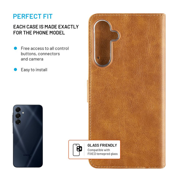 ETUI DO SAMSUNG GALAXY A16 5G FIXED OPUS BRĄZOWA