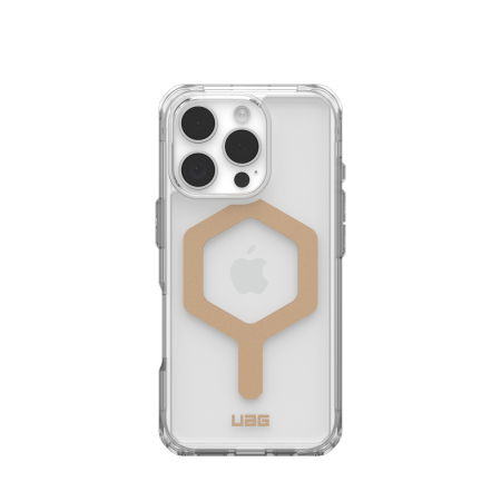 ETUI DO IPHONE 16 PRO UAG PLYO MAGSAFE ICE/GOLD