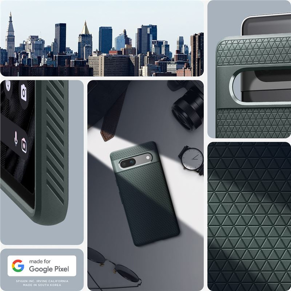 ETUI SPIGEN DO GOOGLE PIXEL 7A LIQUID AIR GREEN