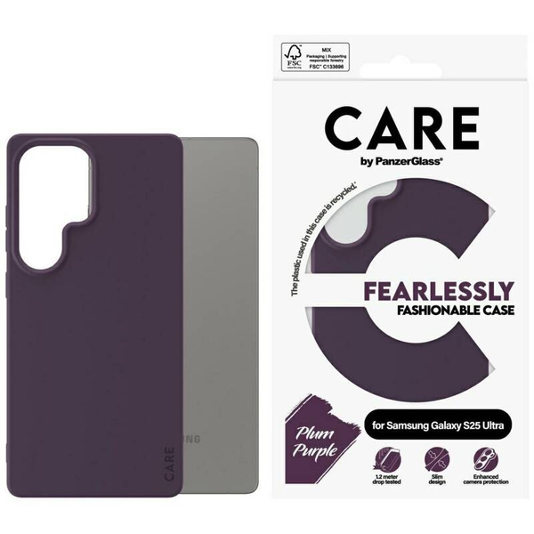 ETUI DO SAMSUNG S25 ULTRA CARE BY PANZERGLASS FASHION FIOLETOWE