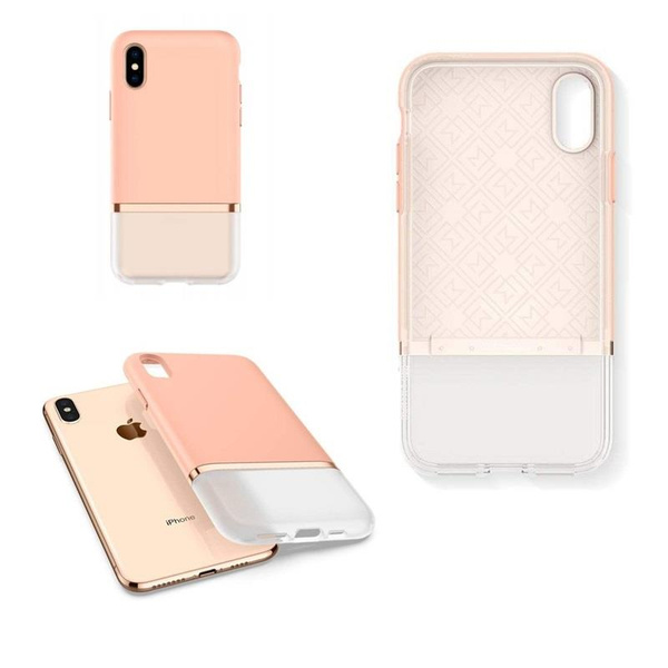 SPIGEN La Manon etui do iPhone XS Max - MILK PEACH