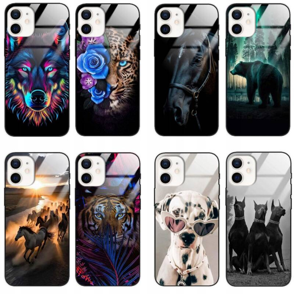 Etui akrylowe LEO zwierzęta różne wzory do iPhone 12 Mini