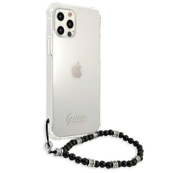 Guess Hardcase Pearl | Etui do iPhone 12/12 Pro - BLACK