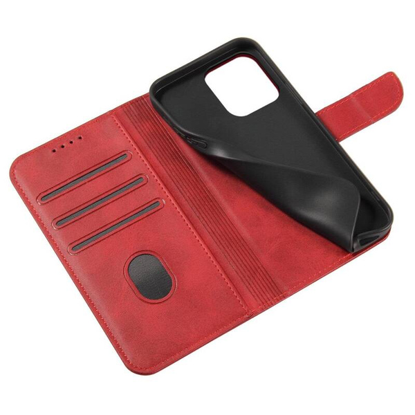 Magnet Book | Etui do iPhone SE2022/SE2020/8/7 - BRICK RED