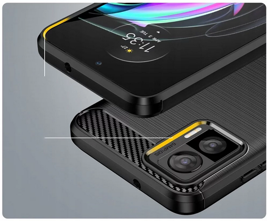 Tech-Protect TPUCarbon | Etui do Moto Edge 30 Neo - BLACK