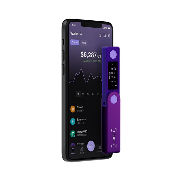 LEDGER NANO X PORTFEL DO KRYPTOWALUT - FIOLET