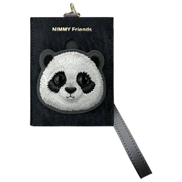 ZESTAW TOREBKA NA TELEFON PORTFEL ETUI NA LOKALIZATOR NIMMY BIG EYED PANDA