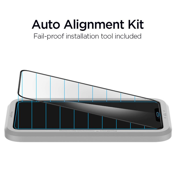 SZKŁO HARTOWANE do IPHONE 11 PRO SPIGEN ALIGN GLASS 
