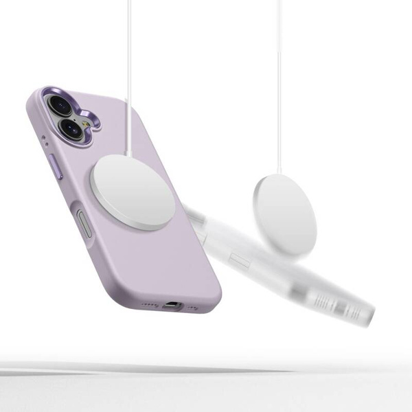 ETUI DO IPHONE 16 TECH-PROTECT SILICONE PURE MAGSAFE MAUVE