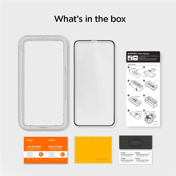 SZKŁO HARTOWANE do IPHONE 11 PRO SPIGEN ALIGN GLASS 