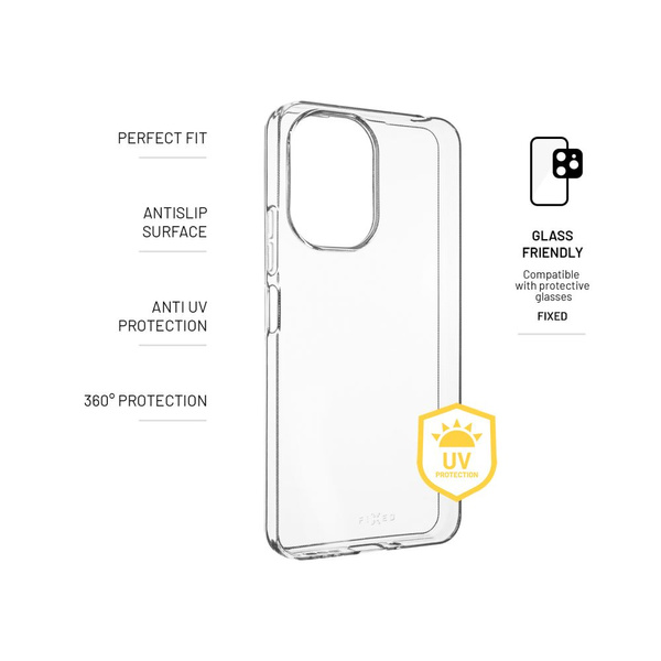 ETUI DO XIAOMI REDMI 13C 5G ŻELOWE TPU FIXED SLIM ANTIUV PRZEZROCZYSTE