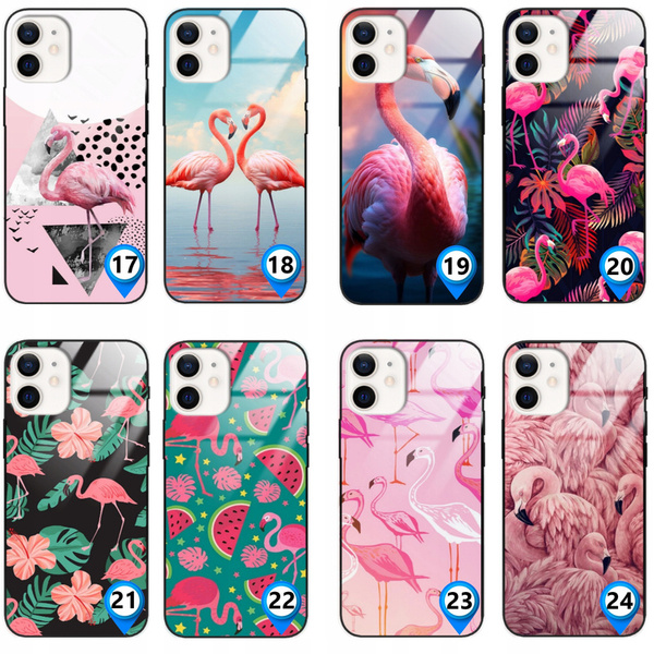 Etui akrylowe LEO flaming różne wzory do iPhone 12 Mini