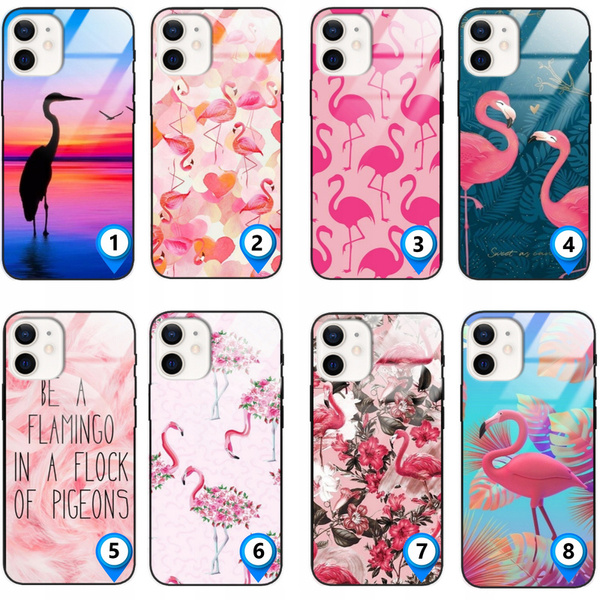 Etui akrylowe LEO flaming różne wzory do iPhone 12 Mini