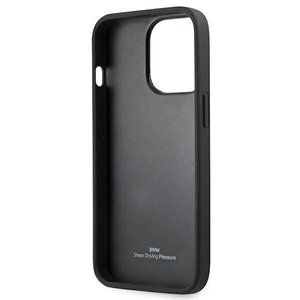 Etui BMW Signature Logo Imprint do iPhone 13 Pro Max 6,7" czarny