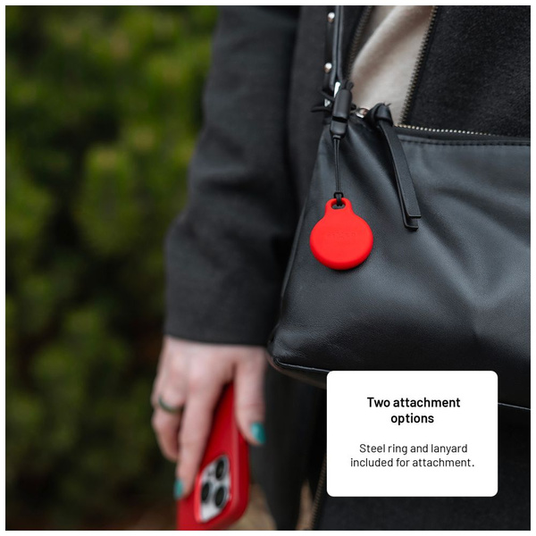 SILIKONOWE ETUI DO APPLE AIRTAG FIXED SILKY BIAŁE
