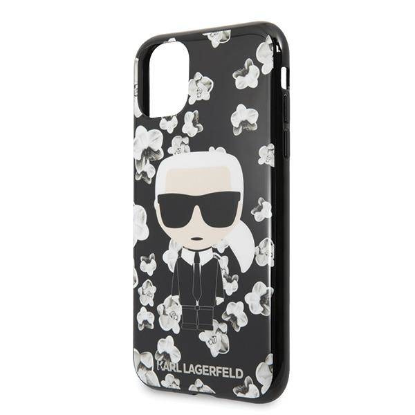 KARL LAGERFELD Flower Ikonik etui Apple iPhone 11 Pro - BLACK