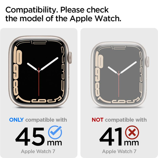 ETUI DO APPLE WATCH 9 / 8 / 7 45MM SPIGEN ULTRA HYBRID