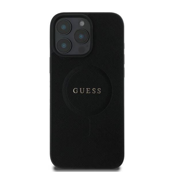 ETUI DO IPHONE 16 PRO MAX 6.9" GUESS SAFFIANO CLASSIC LOGO MAGSAFE