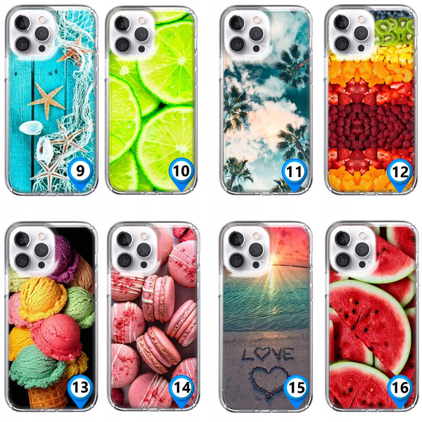 Etui silikonowe LEO summer vibe różne wzory do iPhone 15 Pro