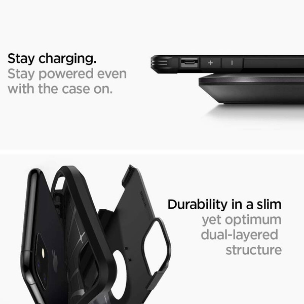 SPIGEN TOUGH ETUI DO ARMOR IPHONE 11 BLACK