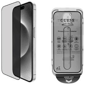 SZKŁO HARTOWANE DO IPHONE 16 GUESS SCREEN PROTECTOR PRIVACY 2.5D OUTLINE