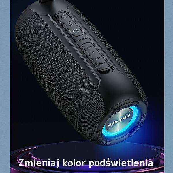 BEZPRZEWODOWY GŁOŚNIK BLUETOOTH AWEI 20W PRZENOŚNY BLACK