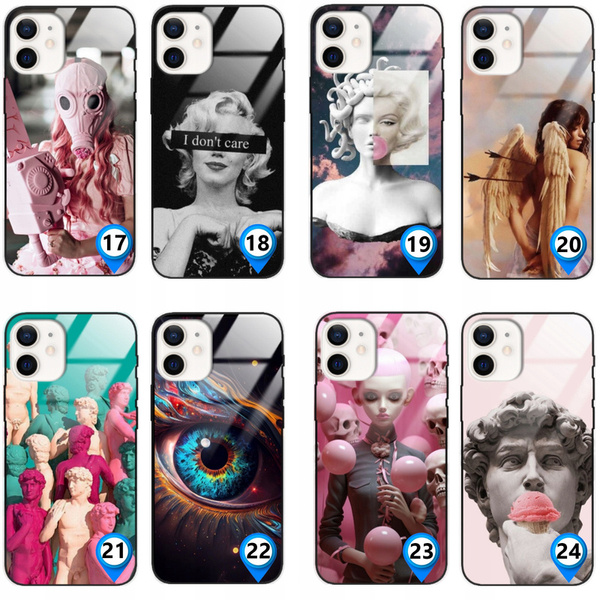 Etui akrylowe LEO artystyczne różne wzory do iPhone 12 Mini