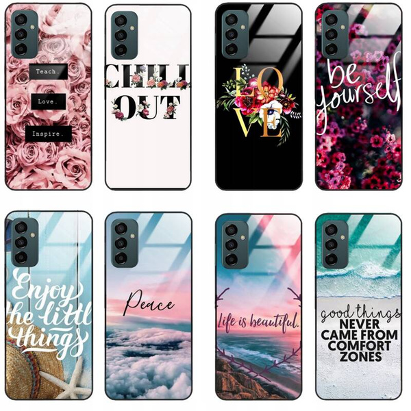 Etui akrylowe LEO cytaty positive inspire dream różne wzory do Galaxy M23 5G