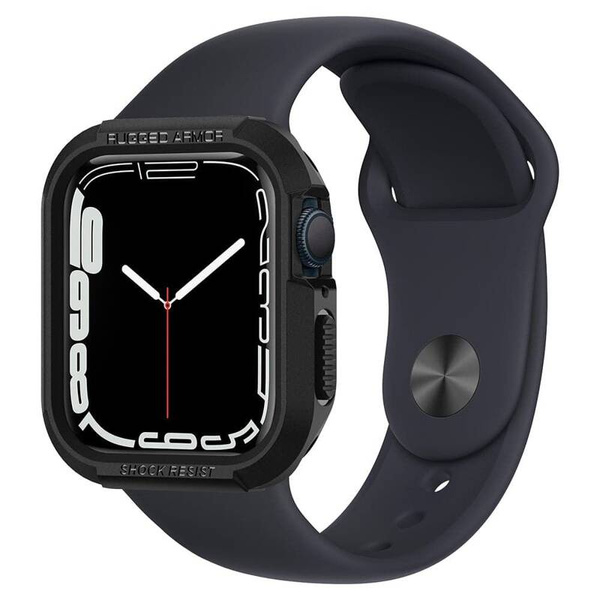 Spigen Rugged Armor | Etui do Apple Watch 4/5 44mm - BLACK