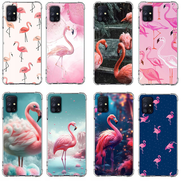 Etui wzmacniane Anti-Shock LEO flamingi różne wzory do Galaxy M51