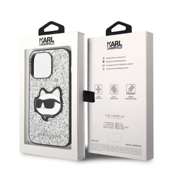 ETUI KARL LAGERFELD GLITTER CHOUPETTE DO IPHONE 14 PRO MAX