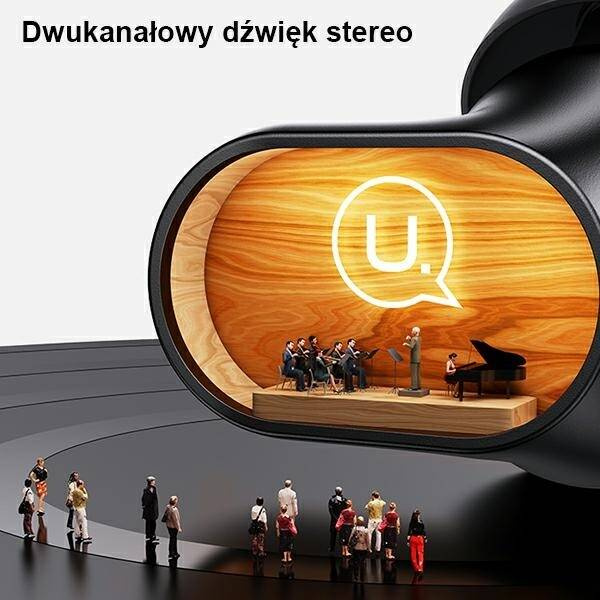 BEZPRZEWODOWE SŁUCHAWKI BLUETOOTH USAMS 5.1 TWS RED