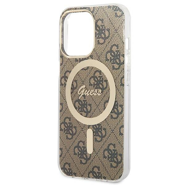 Guess Case+Charger | Etui do iPhone 13 Pro - BROWN