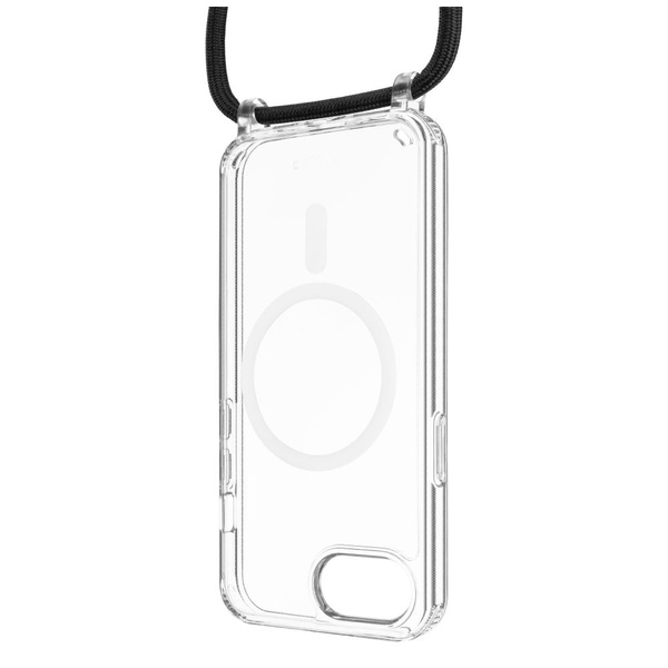 ETUI DO IPHONE 16E FIXED MAGPURE Z CZARNĄ SMYCZĄ CASE FUTERAŁ PLECKI