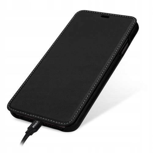 Etui do Apple iPhone Xs Max skóra czarny nappa