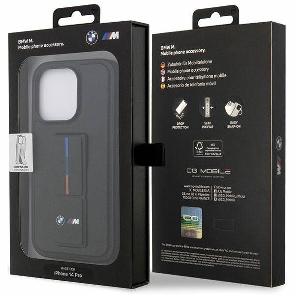 ETUI HARD BMW DO IPHONE 14 PRO GRIPSTAMP BLACK