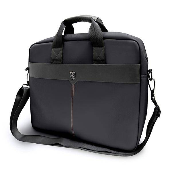 TORBA FERRARI NA LAPTOP 16' CZARNY