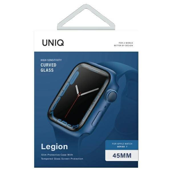 ETUI DO APPLE WATCH SERIES 7 / 8 / 9 45 MM UNIQ LEGION NIEBIESKIE