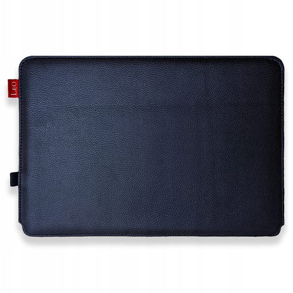 Etui na laptop skórzane LEO Master do Galaxy Tab S9 Ultra Niebieskie