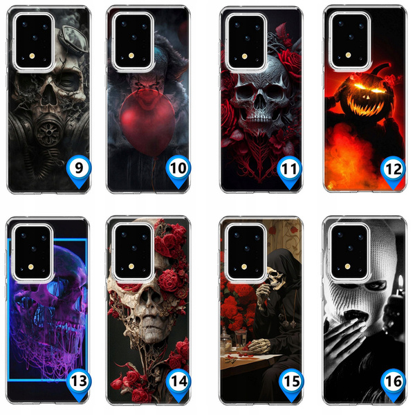 Etui silikonowe LEO horror mroczne różne wzory do Galaxy S20 Ultra