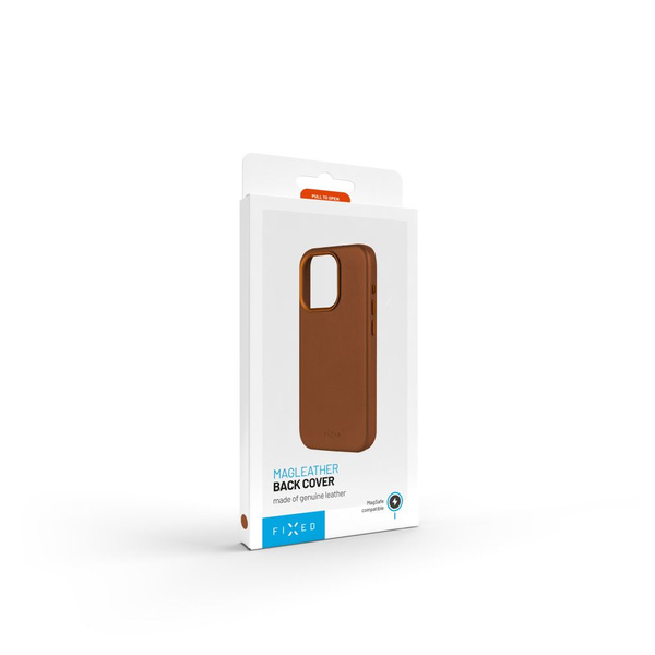 SKÓRZANE ETUI DO IPHONE 16 PRO FIXED MAGLEATHER MAGSAFE BRĄZOWE