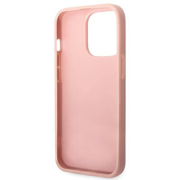 Guess Glitter Script | Etui do iPhone 14 Pro Max - PINK