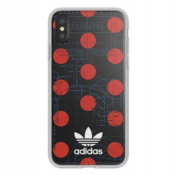 ADIDAS Clear Case etui do iPhone X/Xs
