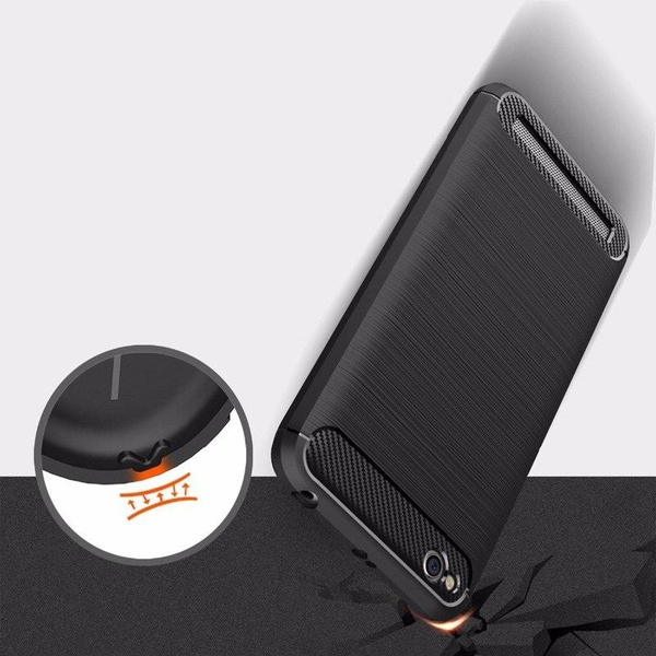 TECH-PROTECT TPUCARBON etui do XIAOMI REDMI 5A - BLACK